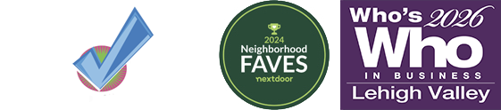 Lehigh Valley Morning Call Reader's Choice Winner 2021, 2022, 2023 and Who's Who in Business Winner 2024 and Nextdoor FAVES