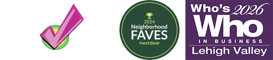 Lehigh Valley Morning Call Reader's Choice Winner 2021, 2022, 2023 and Who's Who in Business Winner 2024 and Nextdoor FAVES