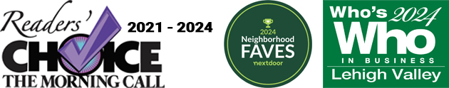 Lehigh Valley Morning Call Reader's Choice Winner 2021, 2022, 2023 and Who's Who in Business Winner 2024 and Nextdoor FAVES