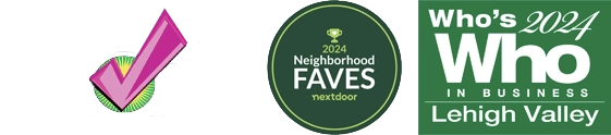 Lehigh Valley Morning Call Reader's Choice Winner 2021, 2022, 2023 and Who's Who in Business Winner 2024 and Nextdoor FAVES